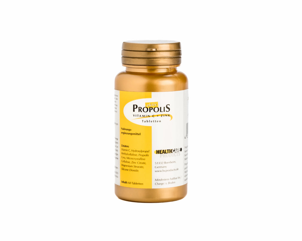 Propolis Tabletten Aktiv Vitamin C + Zink 60 Stück